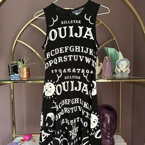 Killstar Black and White Ouija dress
